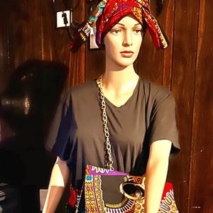 African Print Skirt Set